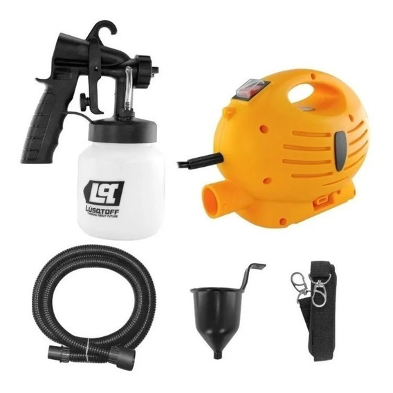 Equipo Para Pintar Electrico 450w Lusqtoff 220v Naranja