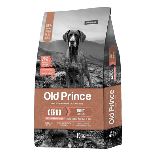 Old Prince proteínas noveles alimento para perro adulto todos los tamaños sabor cerdo en bolsa de 3 kg