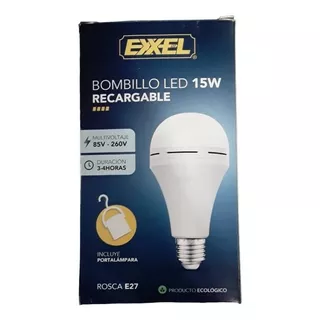 Bombillo Led Recargable 15w Multivoltaje Exxel