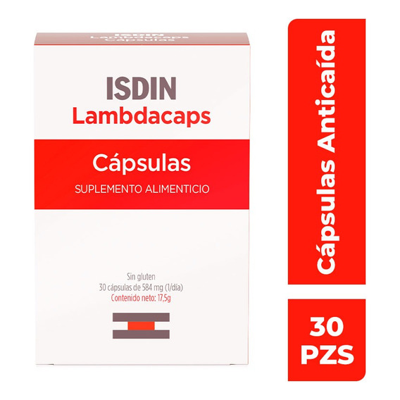 Isdin Lambdacaps Suplemento Alimenticio 30 Cápsulas Sabor Sin sabor