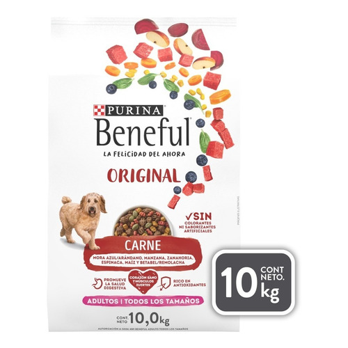 Croquetas Perro Adulto Purina® Beneful® Original Carne 10kg