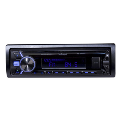 Radio de auto Bowmann DS-2800BT con USB, bluetooth y lector de tarjeta SD