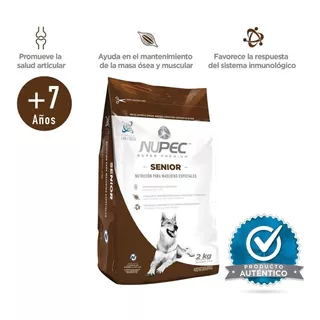 Nupec Perro Senior Todos Los Tamaños Sabor Mix En Bolsa 2kg