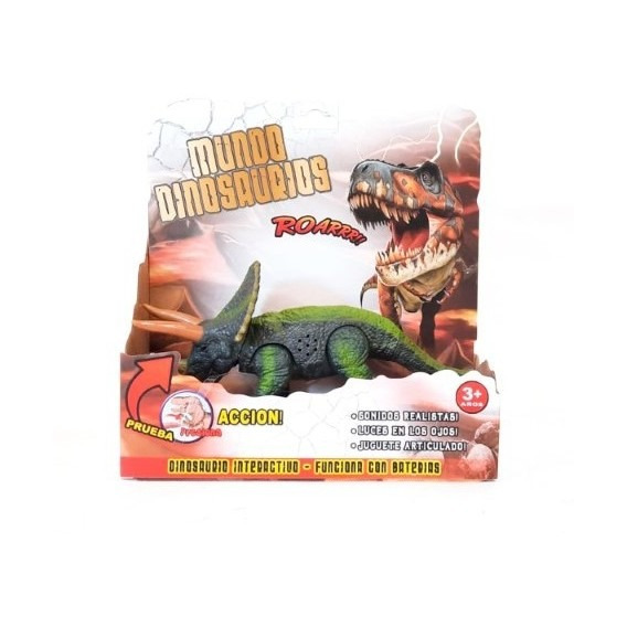 Muñeco Mundo Dinosaurios/triceratops Imp.sud. 5326