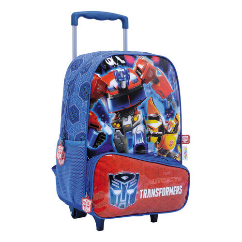 Transformers mochila 16 carro -transformers Azul