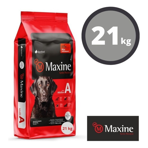 Maxine alimento perro adulto tamaño de la raza grande 21kg unidad