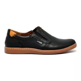 Mocasin Cuero Hombre Febo Nautico Elastico