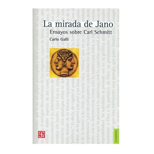 Libro: La Mirada De Jano. | Carlo Galli