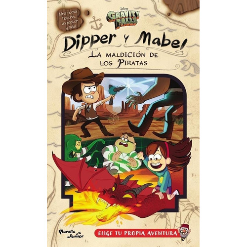 Gravity Falls Dipper y Mabel La maldición de los piratas Editorial Planeta
