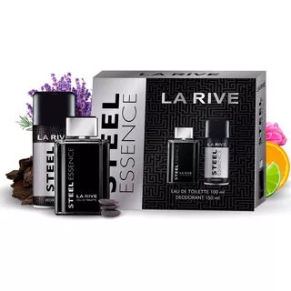 Kit Perfume La Rive Steel Essence - Edt Masc + Desodorante