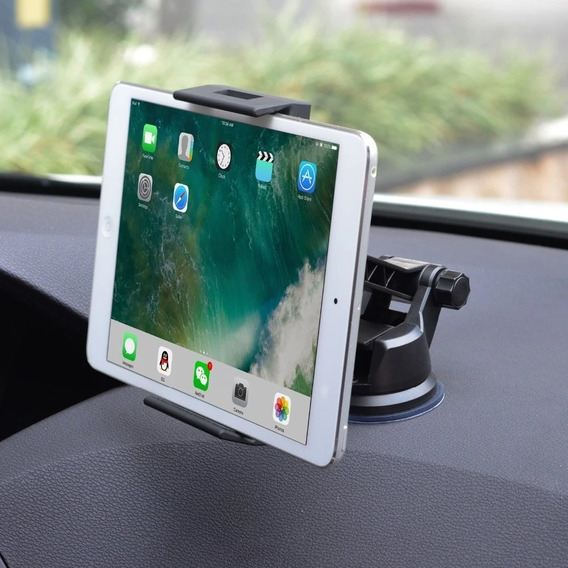 Soporte Holder Carro Vidrio O Millare, Cel-tablet 360 Grados