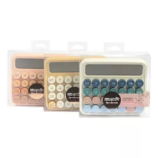 Calculadora Ibi Craft Tendance Display Grande Colores Pastel