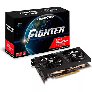 Tarjeta De Video Amd Powercolor Rx6600 8gb Fighter