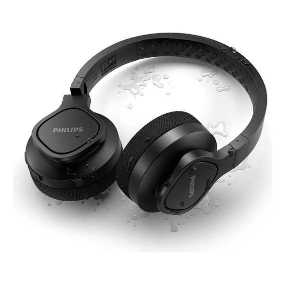 Auriculares Bluetooth Philips Taa4216 Vincha Negro Over Ear