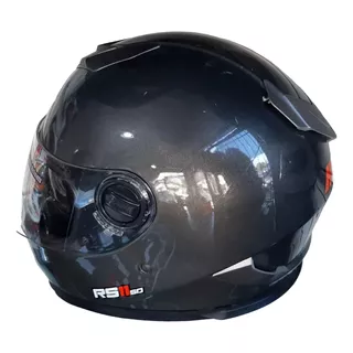 Casco Hawk Rs11 Gris Outlet Con Detalles Esteticos Motovega