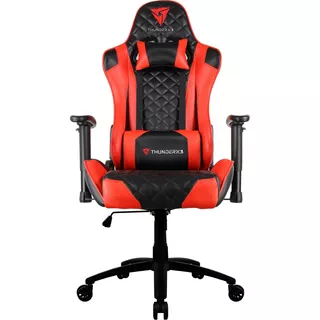 Cadeira De Escritório Gamer Ergonômica Thunderx3 Tgc12 Preta E Vermelha