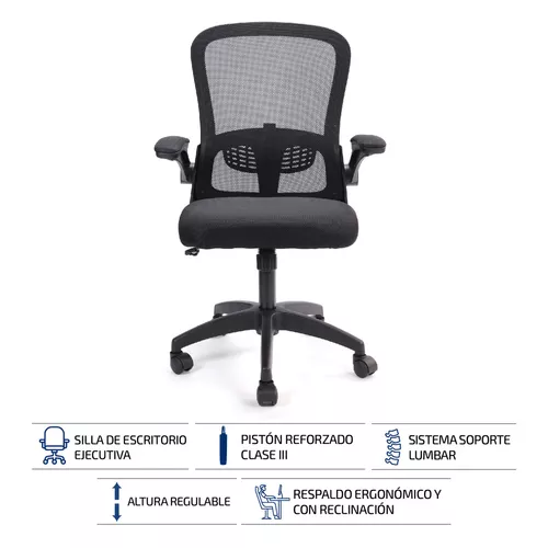 Silla Oficina Escritorio Ejecutiva Ergonomica Regulable Mesh