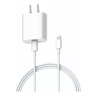 Cargador iPhone Carga Rápida 20w C/ Cable Lightning