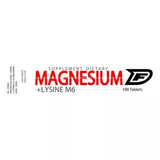 Magnesium + Lysine M6 + Vitamina  C  + B Activa - 200 Compri