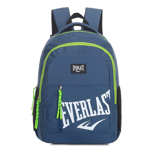 Mochila Everlast Hombre Mujer Escolar Urbana Deportiva 20 Litros Color Azul 16287