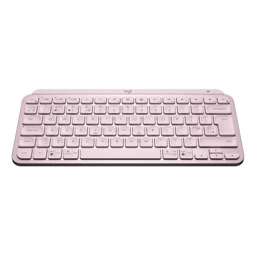 Teclado Bluetooth Logitech Master Series Mx Keys Mini Amv Color del teclado Rosa Idioma Español