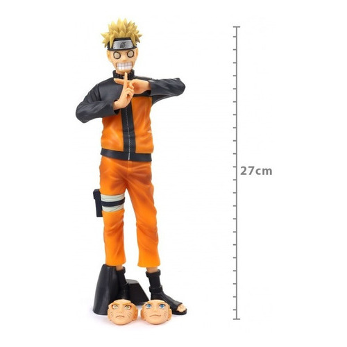 Figura negra de Naruto Uzumaki Grandist Banpresto Naruto