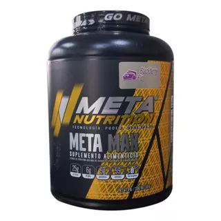 Proteina Meta Nutrition Meta Max 4 Libras Aislada 59 Servs