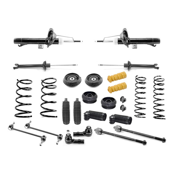 Kit Amortiguadores, Resortes, Bases, Topes Ford Fiesta Ikon