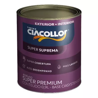 Pintura Acrilica Super Suprema Int/ext Blanco Nieve 0.9lt