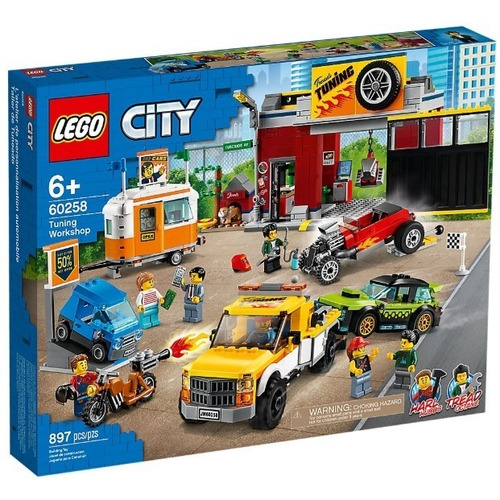 Todobloques Lego 60258 City Taller De Tuneo De Automóviles !