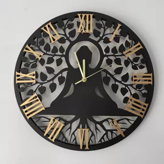 Reloj De Pared Personalizado Buda Diseño Medidas Colores