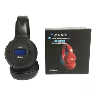 Diadema Bluetooth Audífonos Pantalla Radio Sd Mp3 High Bass
