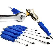 Juego Destornillador De Golpe X 6 Pcs Mecánica Impacto