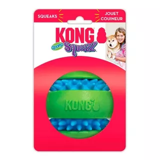 Pelota Kong Squeezz Goomz Ball Talla L Resistente Con Sonido