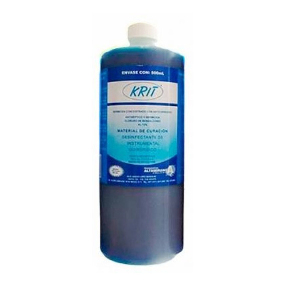 Krit 500 Ml Desinfectante Germicida De Instrumental