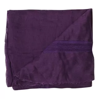 Echarpe Cachecol Xale Lenço Manta Pashmina Feminino Inverno Cor Violeta Desenho Do Tecido Liso