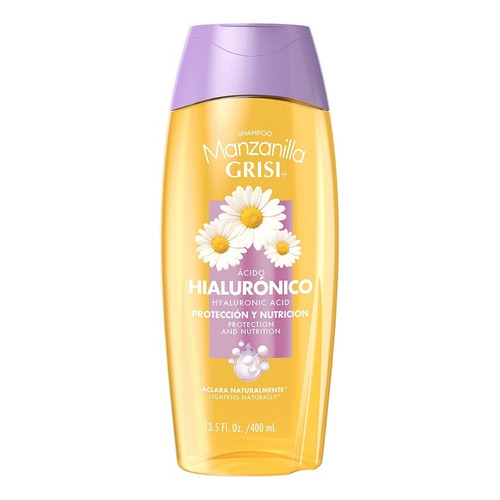  Shampoo Ácido Hialurónico Manzanilla Grisi 400ml