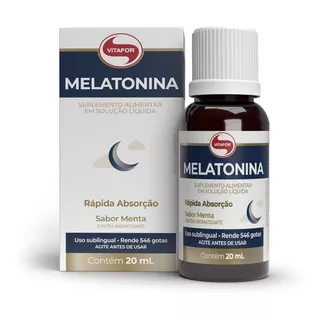 Melatonina - 20ml - Vitafor Sabor Menta
