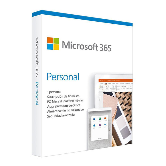 Microsoft 365 / Office 365 Personal - 5 Dispositivos 1 Año 