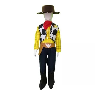 Disfraz Tipo Woody Toy Story  Vaquero Con Cubrebotas 