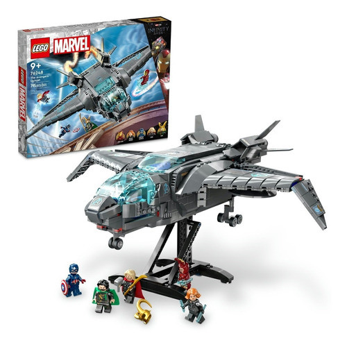 Kit Lego Marvel Quinjet De Los Vengadores 76248 795 Piezas
