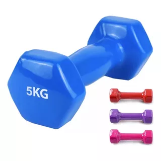 Mancuerna Vinilo 5k Entrenamiento Musculación Gym - Sportex