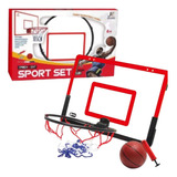 Tablero De Basket 45 X 30 Aro Red Pelota Inflador Basketball