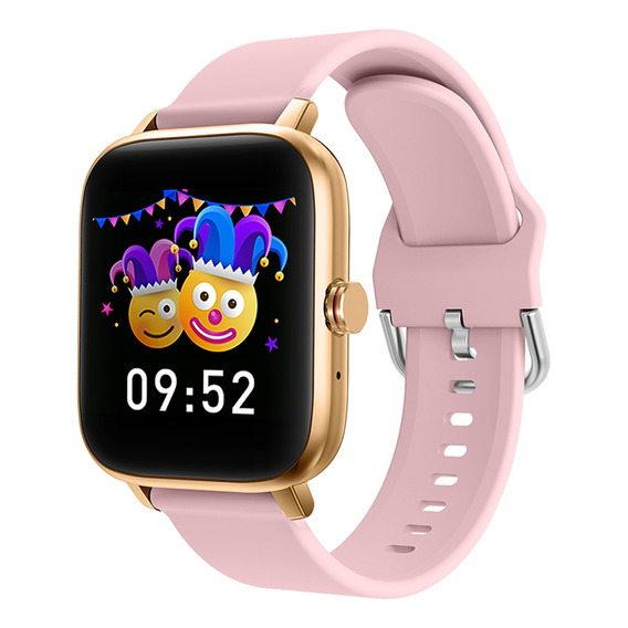 Colmi P8max rosa dorado Smartwatch Para Mujer, Reloj Inteligente Deportivo Resistente Al Agua Con Llamada De Voz, Sincronización De Notificaciones De Mensajes, Detección De Salud Física