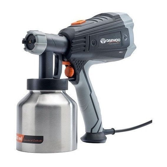 Pistola eléctrica para pintar pintar Daewoo DAPG500HM de 800mL color gris/negro 500W 220V-240V