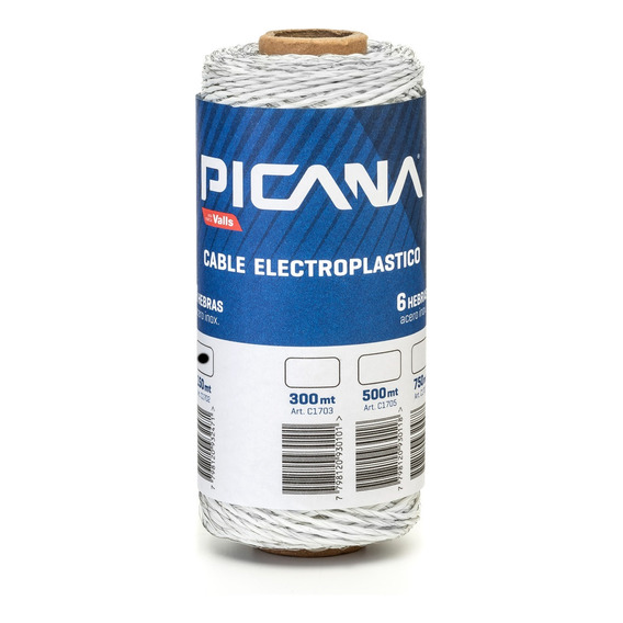 Hilo Cable Electroplastico Picana 150 Mts Y 4 Conductores