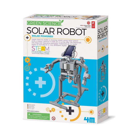 Kit Robot Solar Motor Juego De Ciencia Para Armar Educativo 