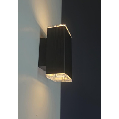 Bidireccional Stock Aluminio Negro Exterior Gu10 Calidad