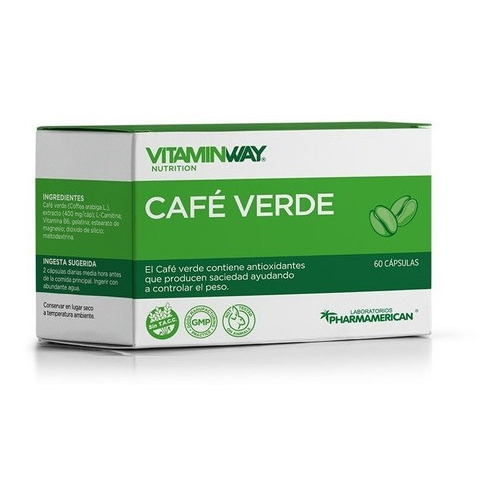 Cafe Verde Vitamin Way Suplemento Dietario X 60 Capsulas