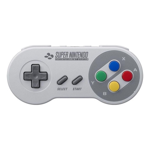 Control joystick inalámbrico Nintendo SNES Nintendo Switch gris